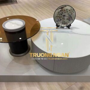Bàn Sofa TORINO Mặt Đá Ceramic Phong Cách Ý