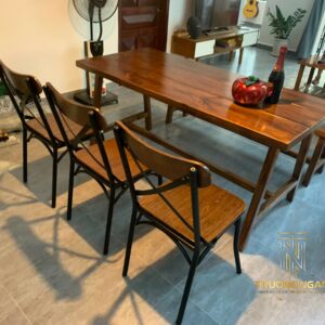 Bộ Bàn Thông 1M6 Ghế BISTRO CHILL