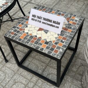 Ghế Đôn Vuông Mosaic 40*40*40
