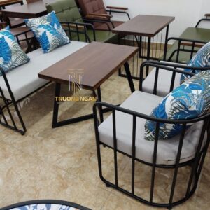 Ghế Sofa Cafe Lưng Cong