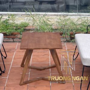 Bàn Sofa Chữ M Xương Cá Gỗ Cao Cấp