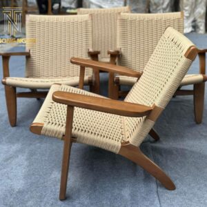 Ghế Thư Giãn CH25 Gỗ Đan Dây Cao Cấp