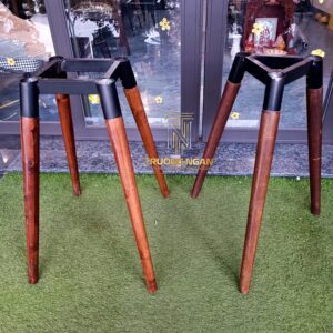 Chân Bàn Trụ 50 | 3 & 4 Chân Gỗ