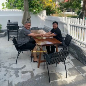 Bộ Bàn 2M Thông CHILL + 6 Ghế TIMO