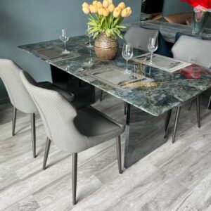 Bàn Ăn Inox ĐÁ CẨM THẠCH Cao Cấp