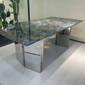 Bàn Ăn Mặt Đá CẨM THẠCH MẮT MÈO ẤN ĐỘ Cao Cấp