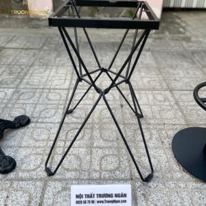 Chân Bàn Sắt FI 10 | 4 Chân H71cm