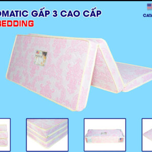 Nệm Romantic Gấp 3 Vải Gấm