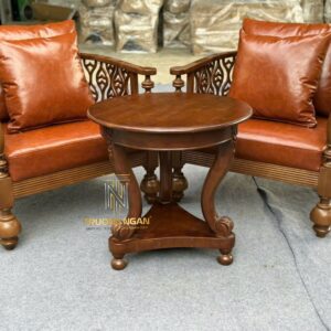 Ghế Sofa Gỗ Tần Bì Hemingway Accent Cao Cấp