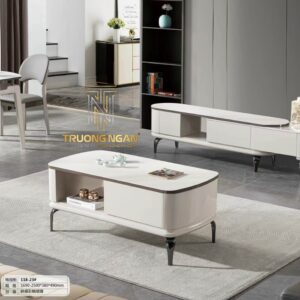 Bàn Sofa Mặt Đá Ceramic 120 x 60 Cao Cấp