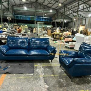 Sofa Bench SAMPLE Blue Cao Cấp