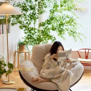 Ghế Thư Giãn Bập Bênh Hình Vỏ Trứng Hàn Quốc