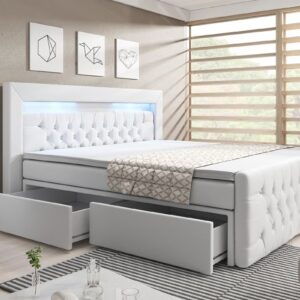 Giường Bọc Nệm MASTER ORIN Xuất Khẩu 4 Hộc Kéo