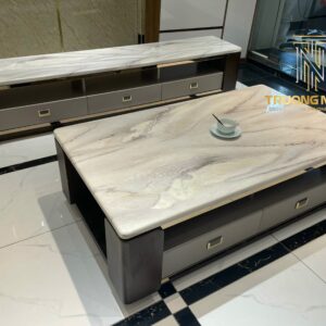 Kệ Tivi & Bàn Trà Mặt Đá MABLE Cao Cấp