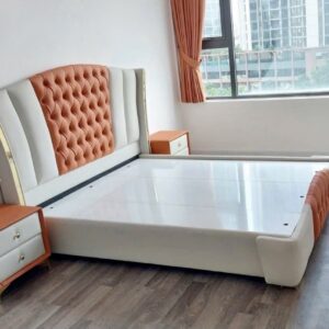 Giường Bọc Nệm 2in1 - Hàng Xuất Khẩu Bọc Màu Nệm Theo Yêu Cầu