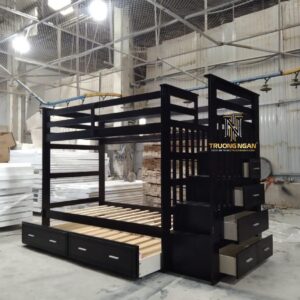 Giường 2 Tầng 2 Ngăn Kéo Kết Hợp Tủ TN01 - Chuẩn Xuất Khẩu