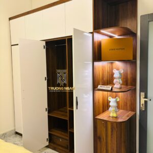 Tủ Quần Áo MDF Mộc Phát 2M4 X 2M5 X 60 - Sản Xuất Theo Yêu Cầu
