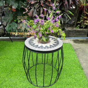 Ghế Đôn Tròn 40*40 MOSAIC Outdoor