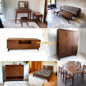 COMBO TN01 Nội Thất Căn Hộ 1 Phòng Ngủ ( 7 Món )