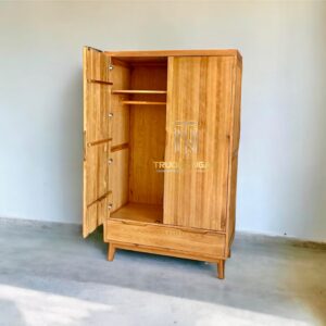 Tủ Quần Áo TN05 Gỗ Sồi 120*200