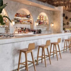 Ghế Bar AVA Gỗ Cao Su