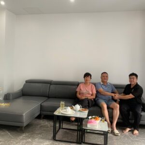 Sofa Góc L PUNO 3*5/1*7 4 Chỗ Gật Gù