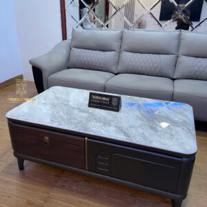 Bàn Sofa Marbella Gỗ Mặt Đá Cẩm Thạch
