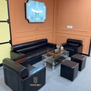 Bộ Ghế Sofa Văn Phòng YAKUZA Da Bò Cao Cấp Phong Cách Nhật