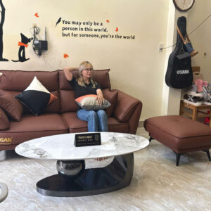 Sofa Băng FOREST Bọc Da Bò Cao Cấp 2M