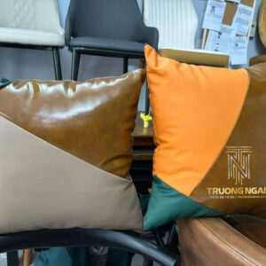 Gối Sofa BOLO Bọc Da Bò Cao Cấp