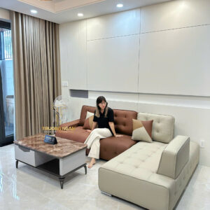 Sofa Bệt Góc L Minotti Phong Cách Bắc Âu 280*180
