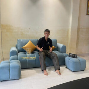 Sofa Băng ARIS Bọc Vải Cao Cấp 2M