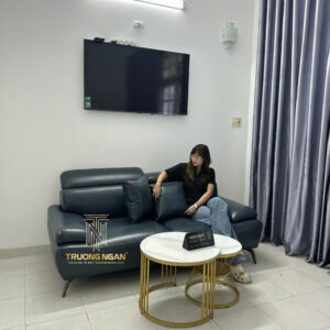 Sofa Băng HuMan Bọc Da Bò Cao Cấp 2M
